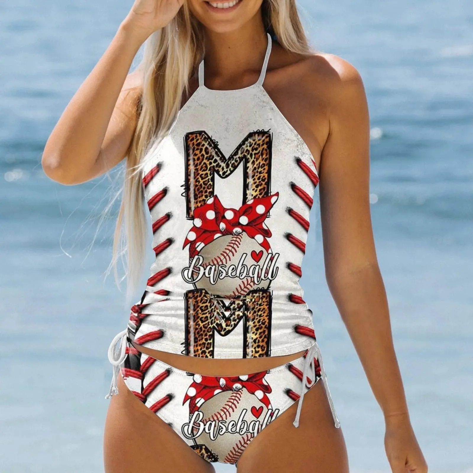 2024 Women Beachwear Swim Tankini Plus Size Bikinis Sets